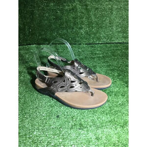 Womens rockport sandals size 7.5 ridge sling strap bronze summer cute